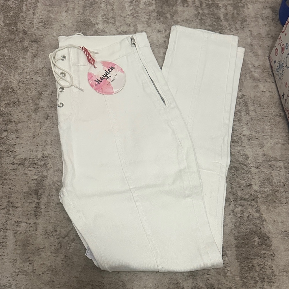 Hayden Los Angeles White Skinny Jeans
